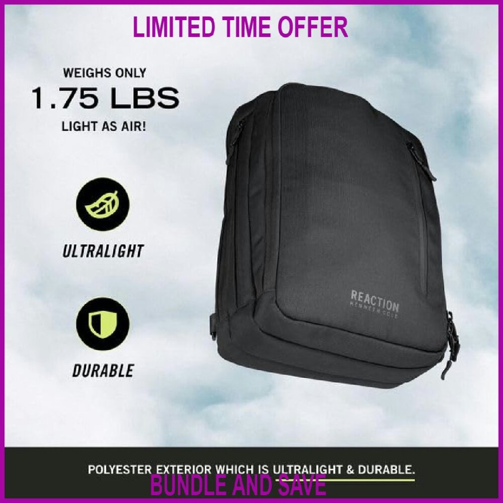 16" Polyester Tech Convertible Backpack Briefcase… - image 2